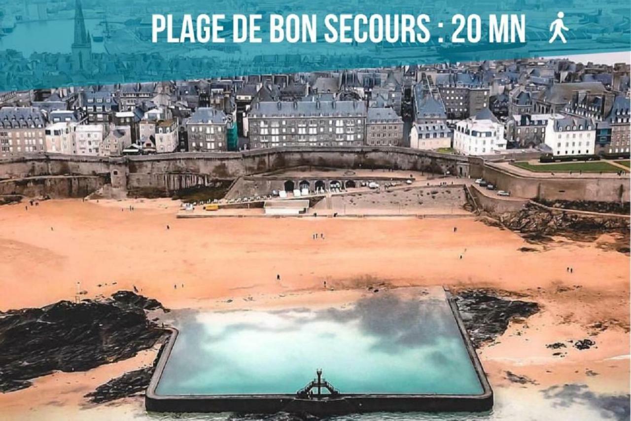 Vue Sur Et Sur Intra Muros St Malo Ferry Et Commerces à 100 M *